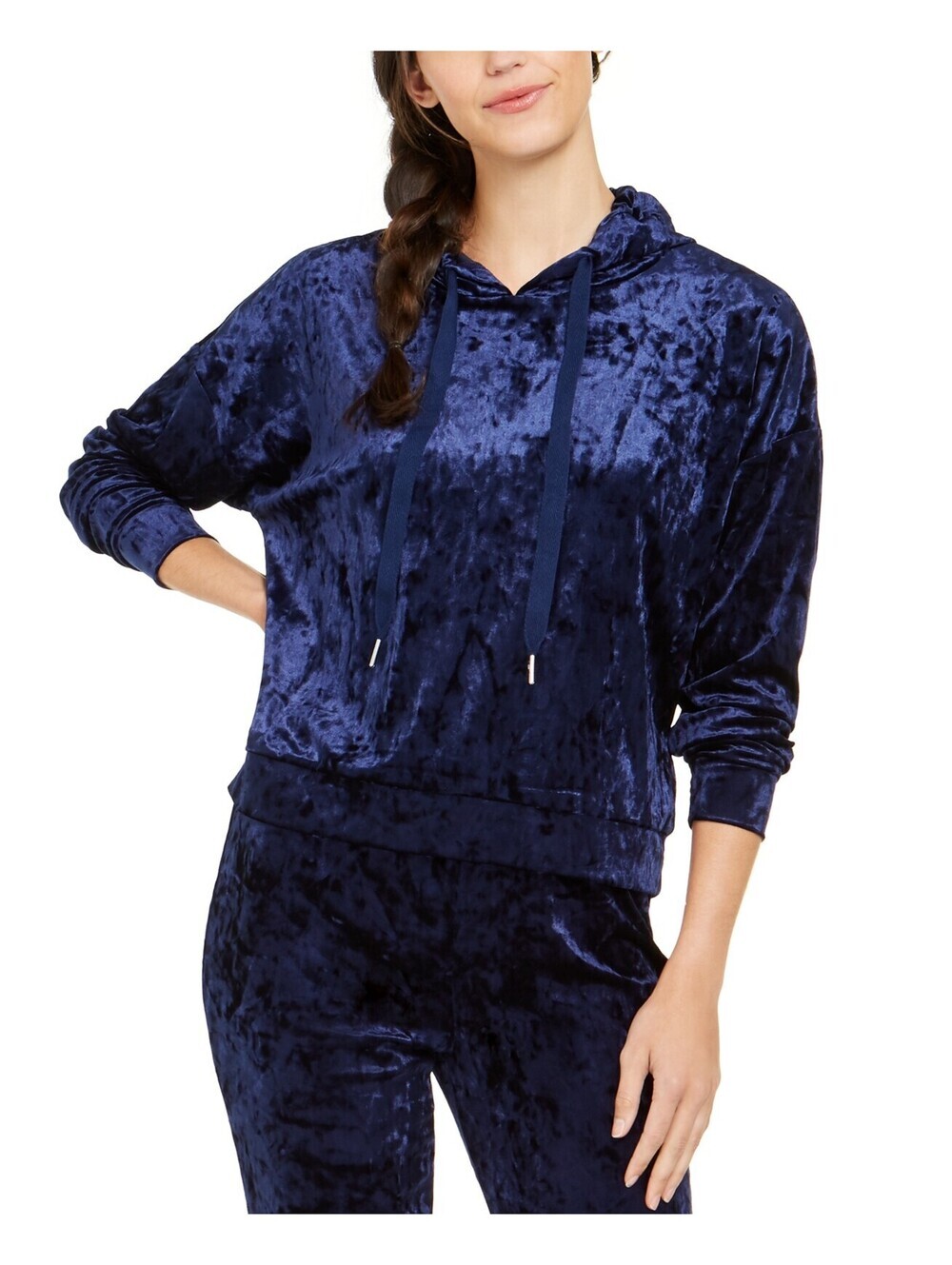 Alfani Womens Velvet Sleep Hoodie Size 2XL